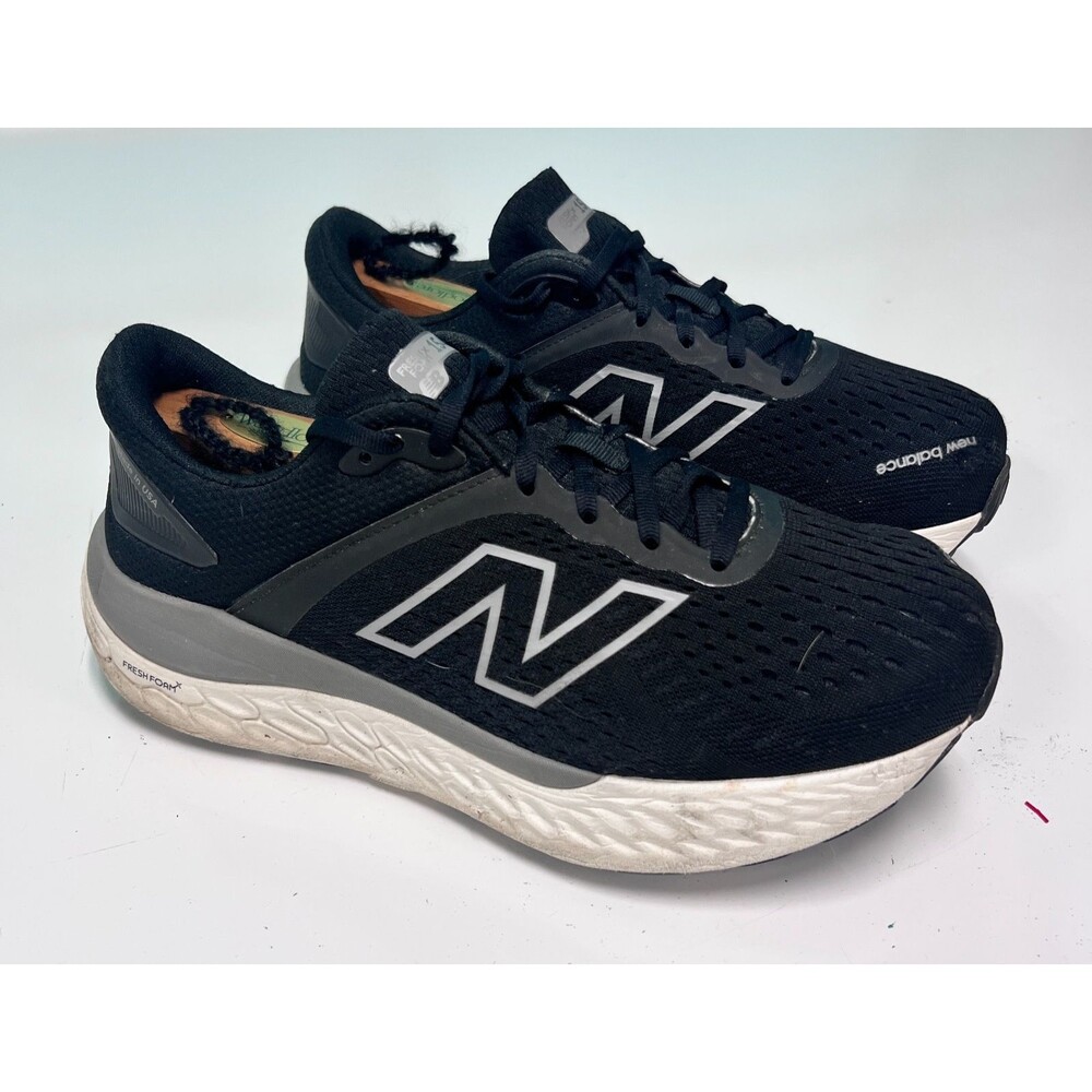 New Balance 1540v3 Womens 10 4E Extra Wide Black Running Shoes Made in USA GUC